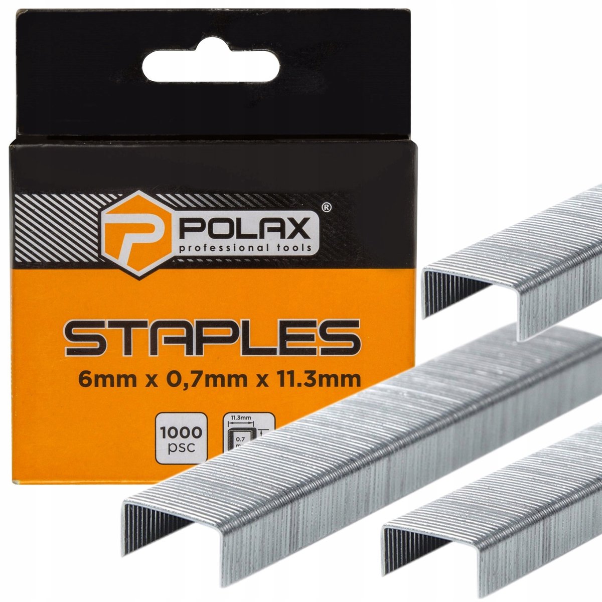 Polax Tapijtnieten Type 53 (530/A) 6x0,7x11,3mm 1000 stuks