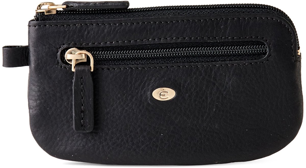 Esquire Chicago Sleutel portemonnee Leer 12.5 cm - schwarz