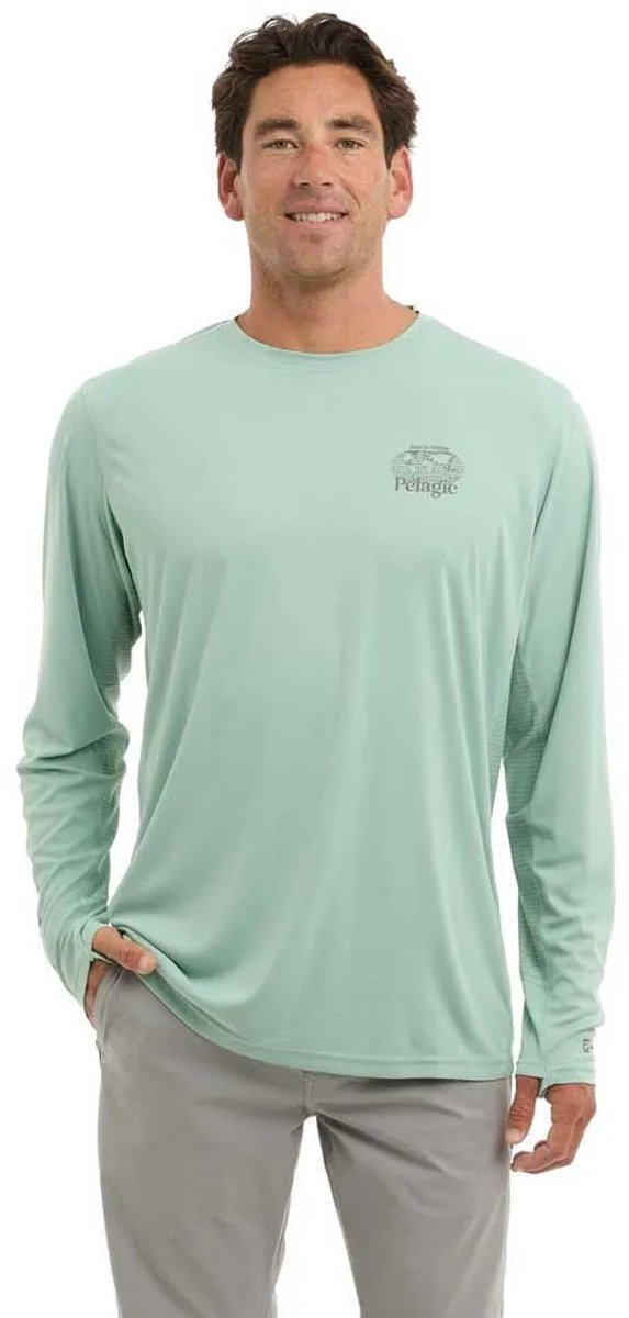 Pelagic Vaportek Worldwide Uv-werende Langarm T-shirt 2XL Man
