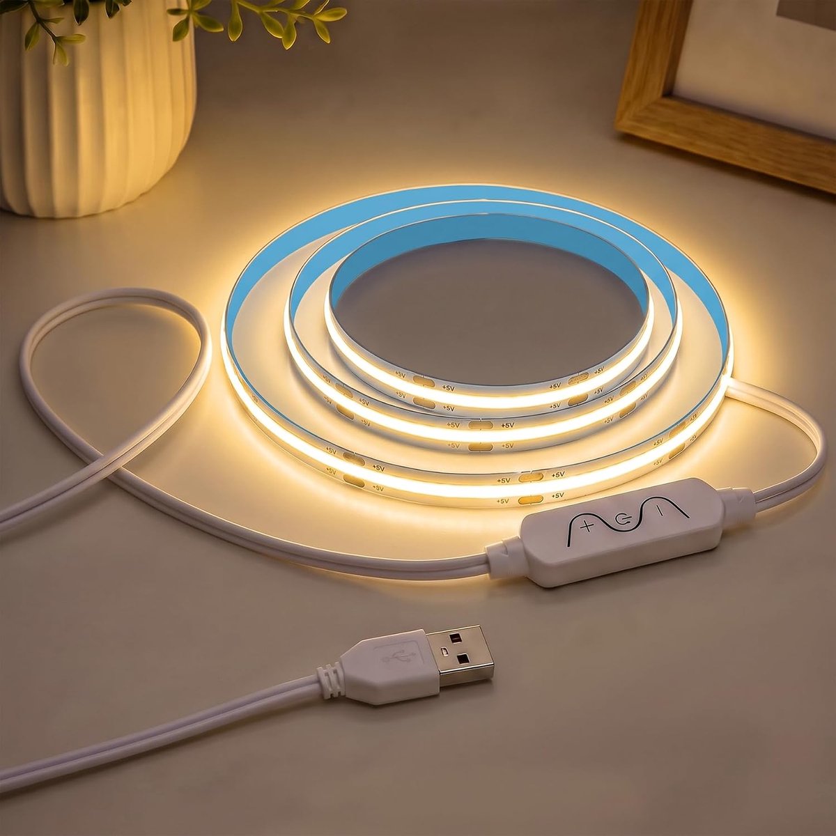 sylvwin COB ledstrip, 1 m, dimbaar, 3000 K, warmwit - ShopVlot