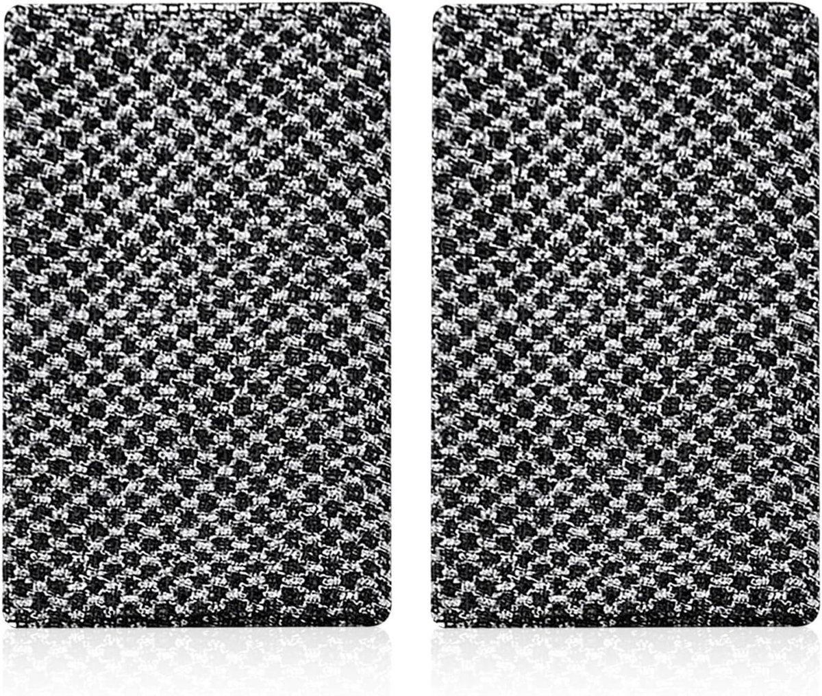 Geruite Badhanddoek - Zwart - 26 x 100 cm - Zachte en Duurzame Peeling-Doek voor het Lichaam