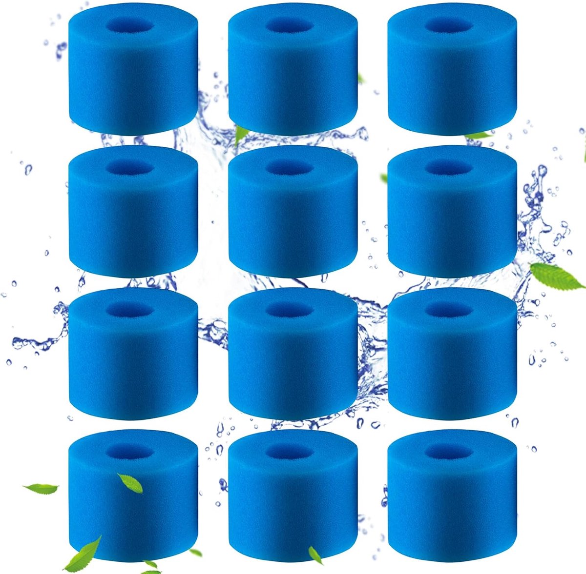 Pool Filter, Foam Sponge, Filter Sponge for Intex Type S1, for Whirlpool Filter, Reusable and Washable Sponge Filter - ShopVlot