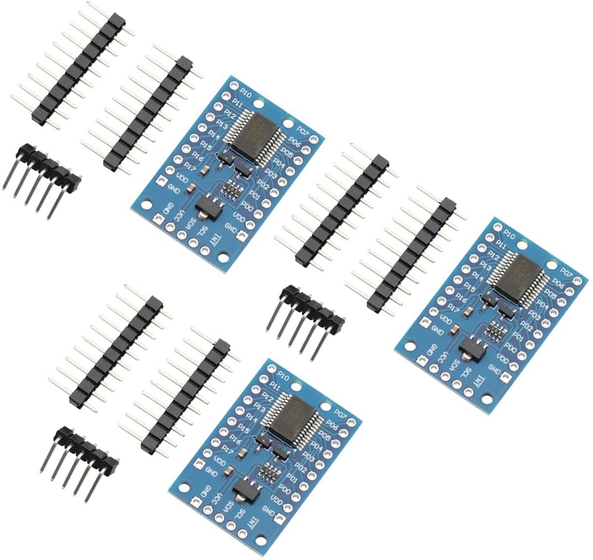 I/O Expansiekaart 16-Bit - 2.5-5.5V DC - I2C Communicatie - Breid je Arduino uit met 16 I/O poorten - ShopVlot
