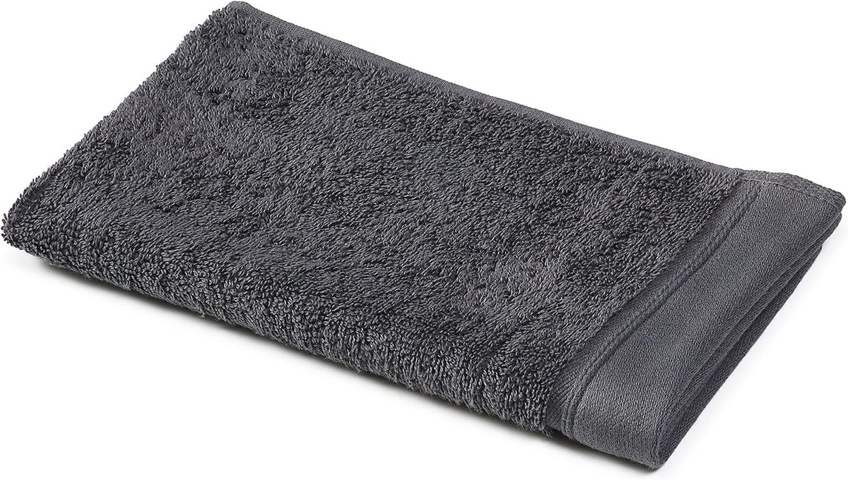 Sowel® Gastendoekjes 30 x 50 cm, 100% biologisch katoen, premium kwaliteit, handdoek gemaakt in Portugal, antraciet - ShopVlot