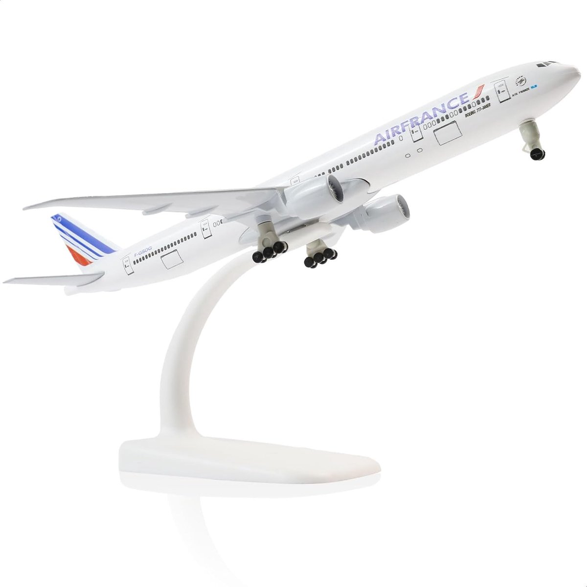 1/300 France 777 metal aircraft model for Boeing 777 model aircraft with stand (7.5 inch long) exhibition decoration - ShopVlot