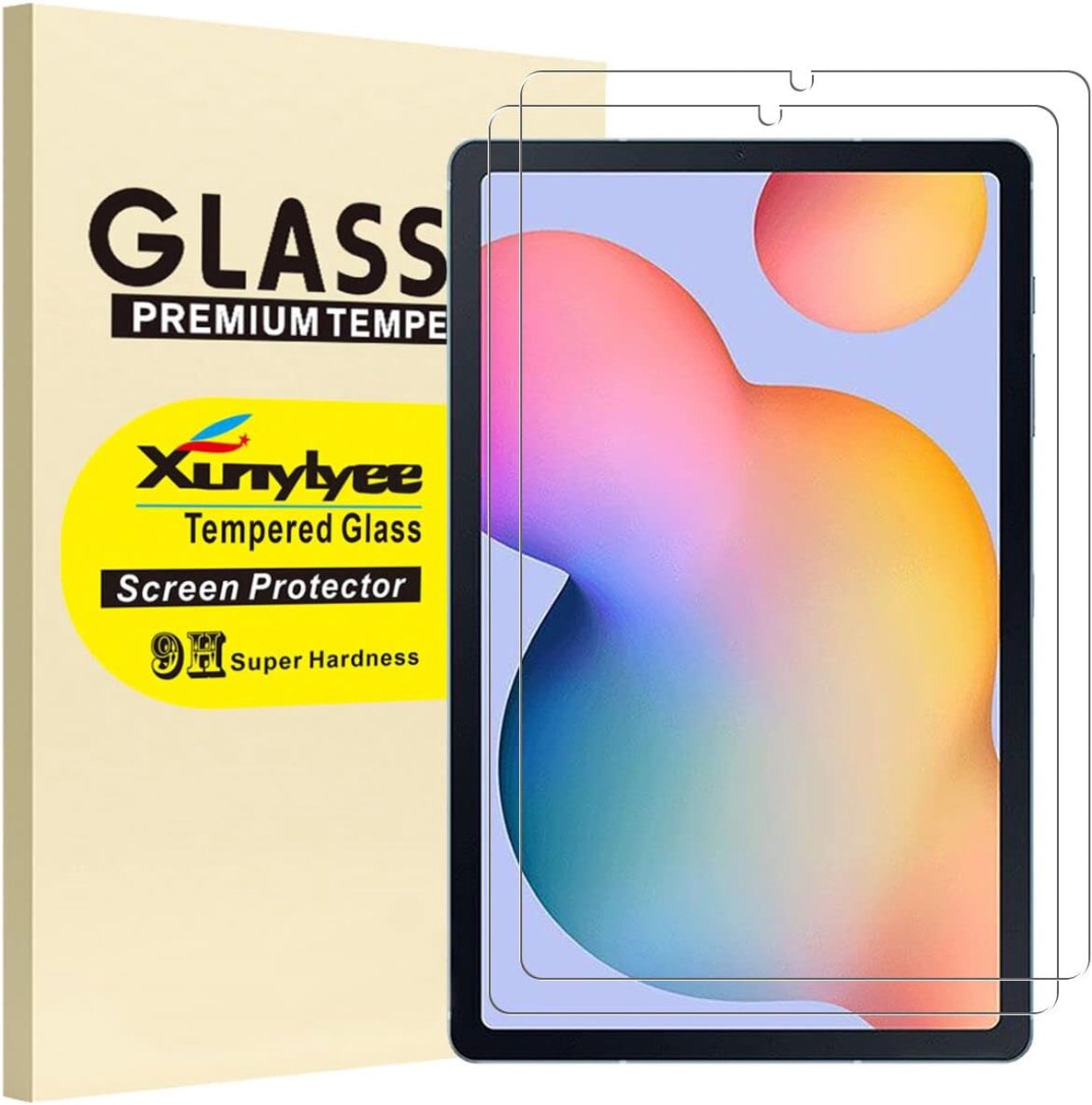 [2-Pack] XunyLyee Screen Protector Compatible with Samsung Galaxy Tab S6 Lite (2022 Edition), Tempered Glass Film for - ShopVlot