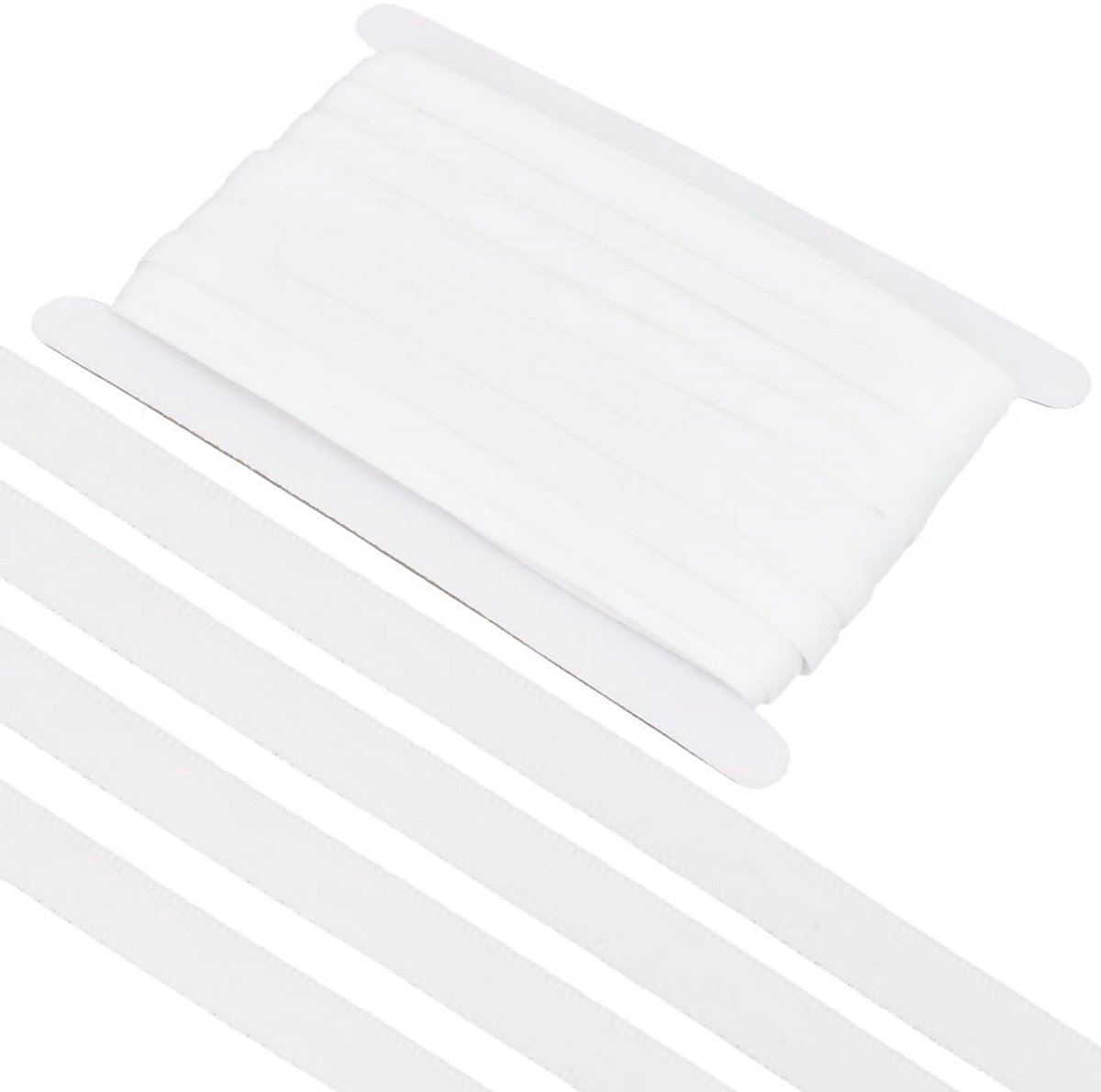 25m 10mm White Corset Tape with Ribs, Plastic Ribs, Bra Ribs, Tools, Channel Tape, Sewing Supplies, Polyester Ribbons - ShopVlot