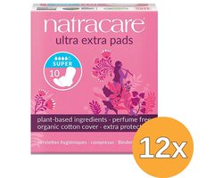 Natracare Maandverband Extra Super Ultra — 10 stuks