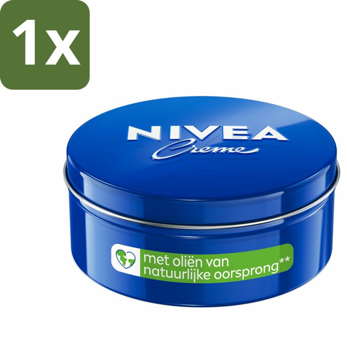 1 x NIVEA - Bodycrème - Klassieke Crème - Natuurlijke oliën - 250 ml - NIVEA Crème - Huidverzorging - Bodycrème - Hydraterende Crème - Eucerit