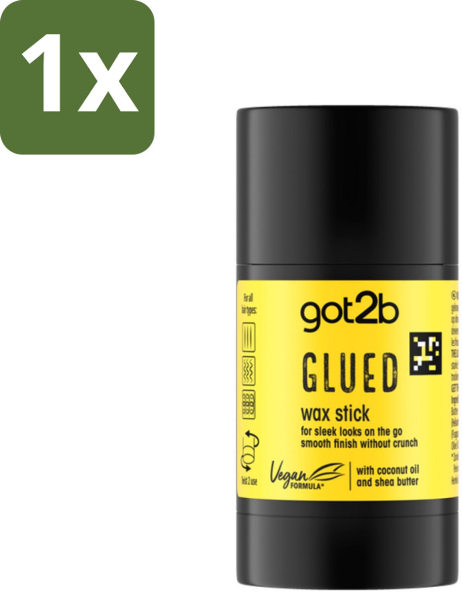 1 x Got2B - Wax Stick - Glued - 50 g - Haartype - Strak Haar - Wax Stick - Fixatie - Hold