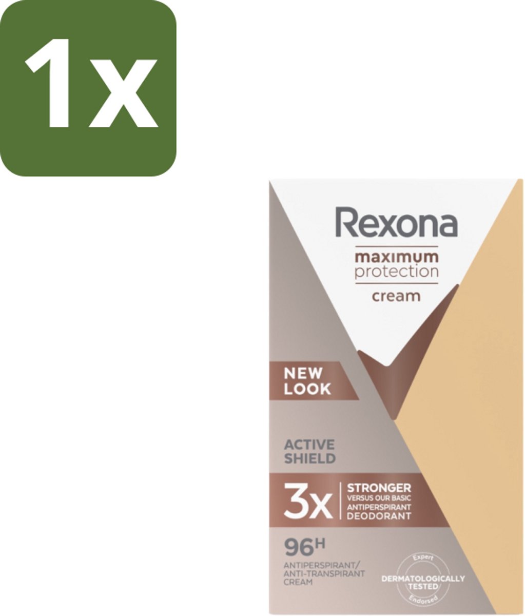 1 x Rexona - Deodorant Stick - Maximum Protection - Extra Sterke Bescherming - 45 ml - Extra Sterke Bescherming - Anti-transpirant Stick - Zweetbescherming - Deodorant Stick - 96 Uur Bescherming