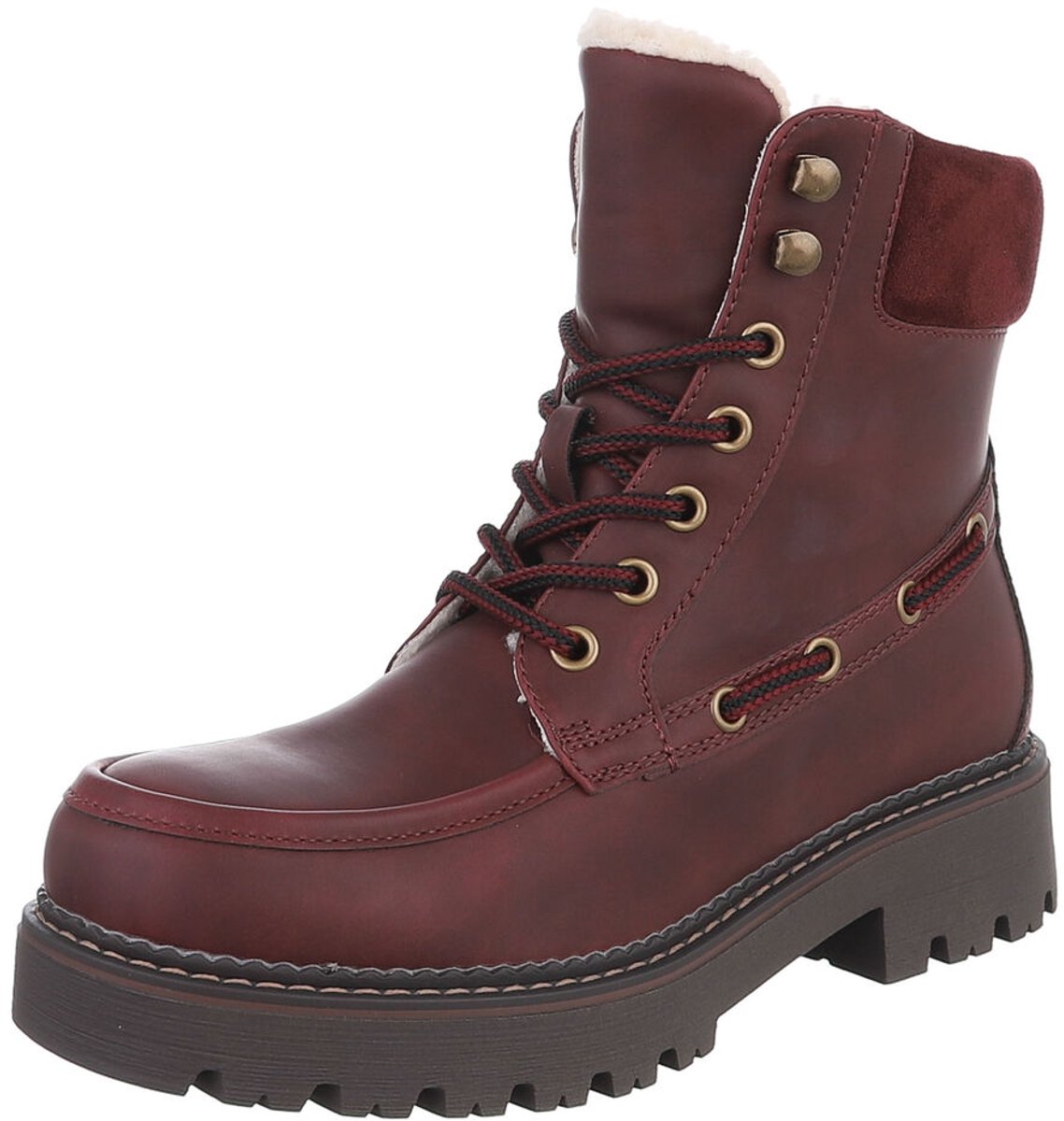 Enkelboot - Vetersluiting - Dames Mt:38