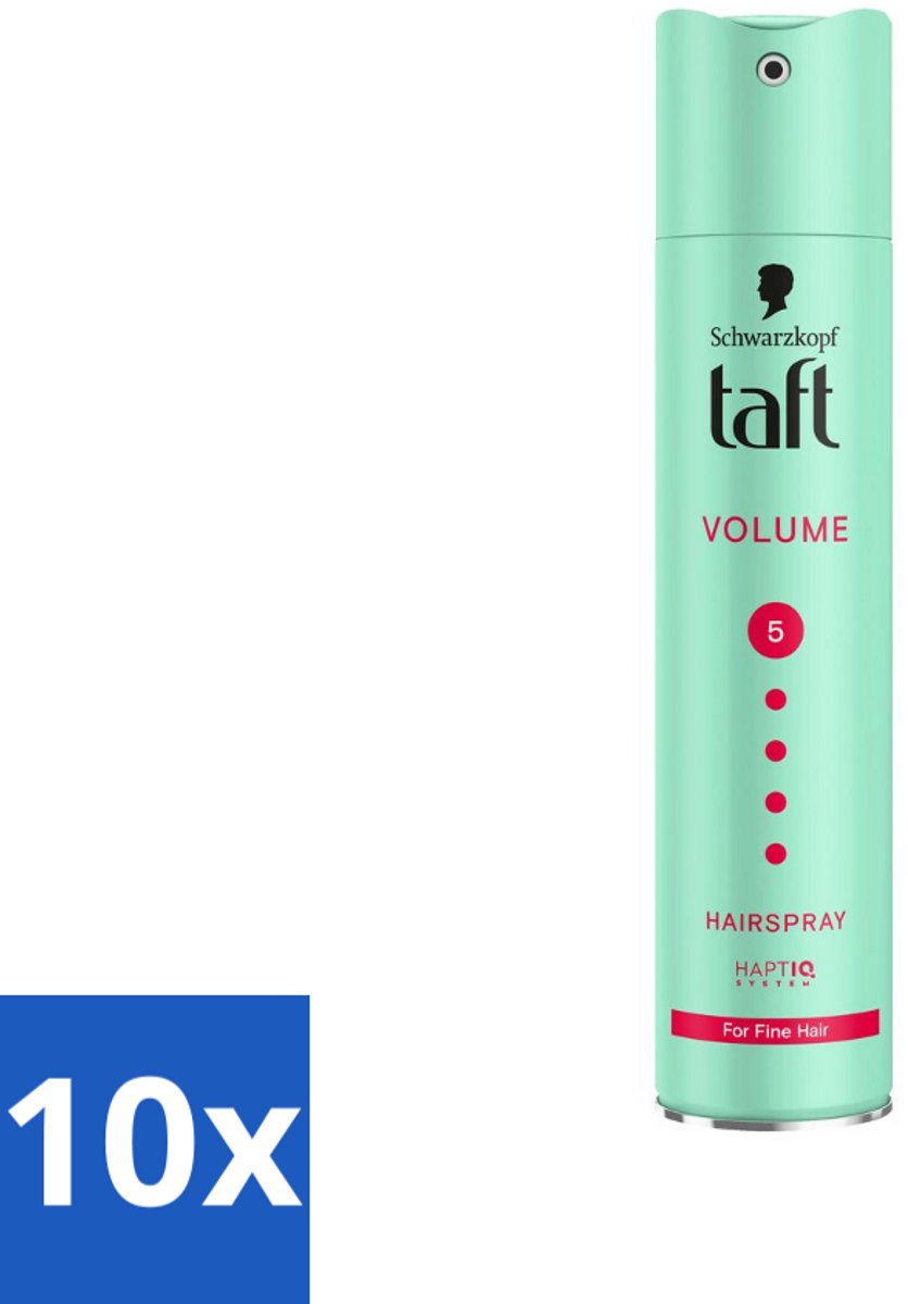 Taft - Volume 5 - Haarspray - Volumineuze hold - 250 ml - Bulkverpakking - 10 stuks