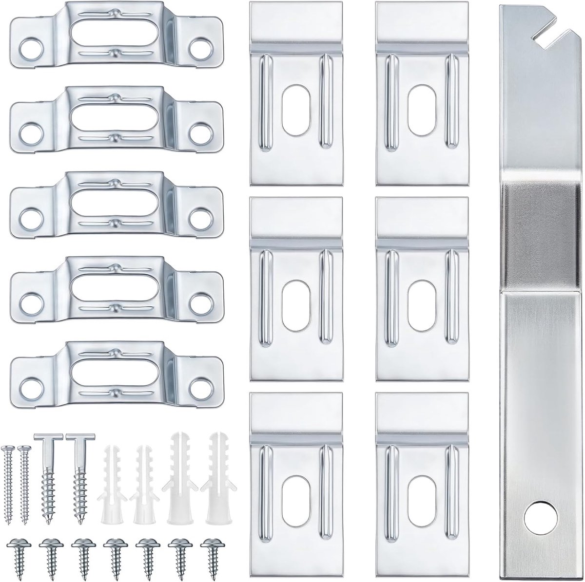 Tri klem kit 1.5" - 10-stuk 304 roestvrij staal - sanitaire montage - stevige bevestiging - ShopVlot