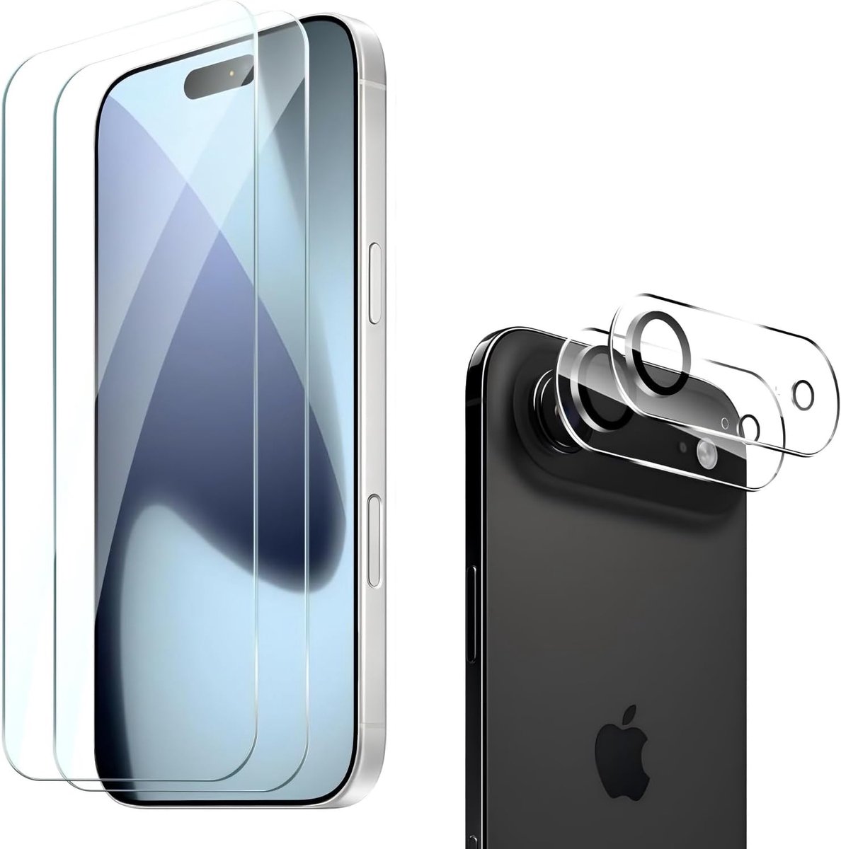 Tempered Glass Screen Protector - 2 Stuks Krasbestendig - HD Duidelijk en Bubbelsvrij - Bescherming voor je Smartphone - ShopVlot