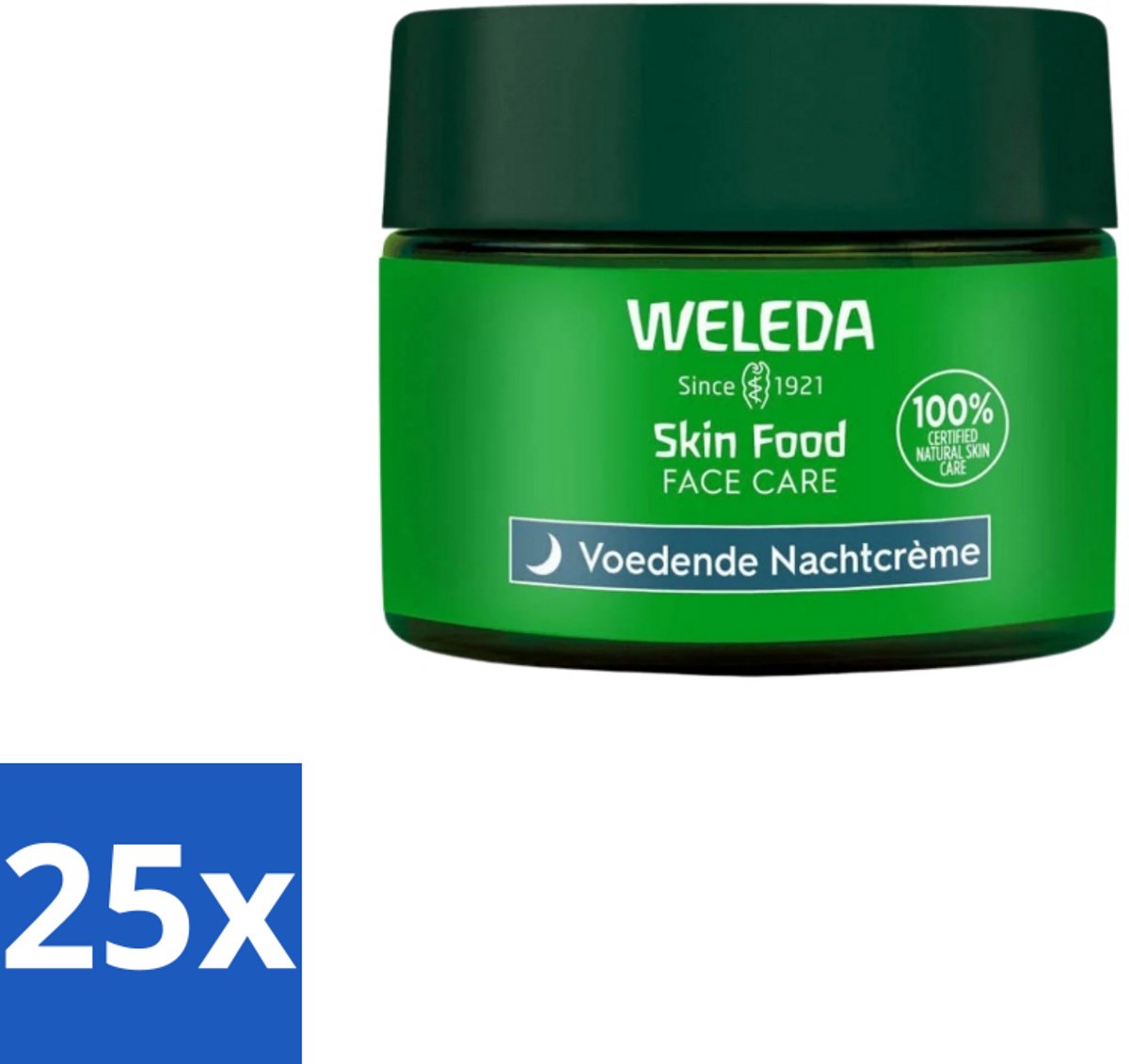 25 x WELEDA - Nachtcrème voedend - Skin Food - 40 ml - Nachtcrème - Voedende Crème - Huidherstel - Huidbarrière - Natuurlijke Crème