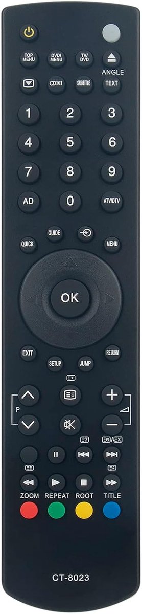 ALLIMITY CT-8023 Replce Remote Control fit for Toshiba LED TV 22DL833G 23DL933F 19KL934R 32DL834G 19DL833G 26DL934G - ShopVlot