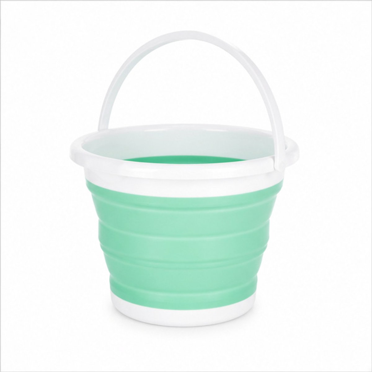 Opvouwbare emmer 10 liter - Compact met draagbeugel - Voor camping en tuin