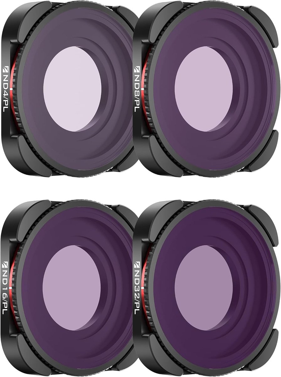 ND/PL hybride filter voor GoPro Hero13/12/11/10/9 - set met ND4/PL, ND8/PL, ND16/PL, ND32/PL - ShopVlot
