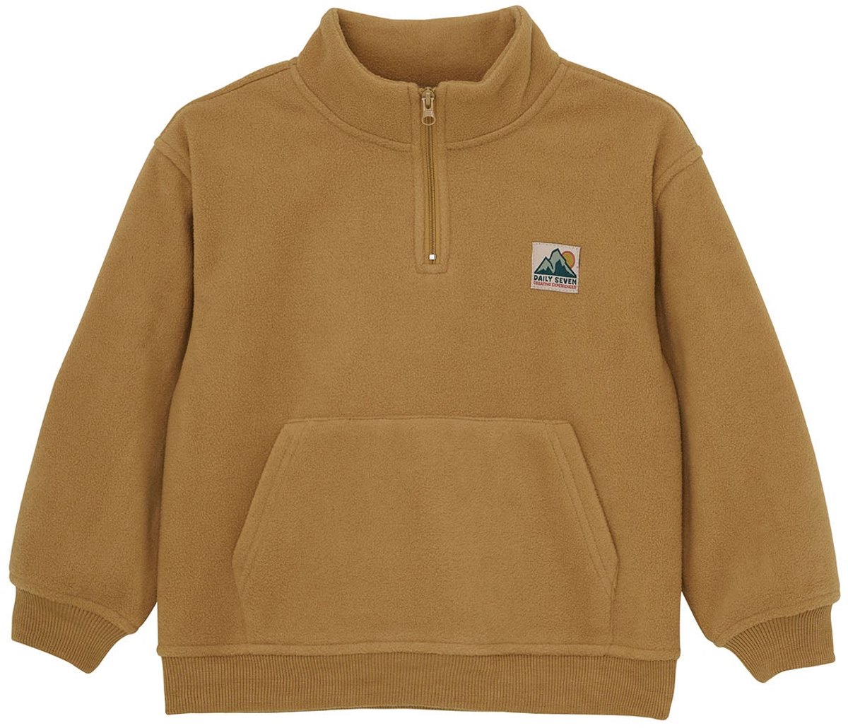 Daily7 - Sweater Polar Fleece - Light Chestnut - Maat 80