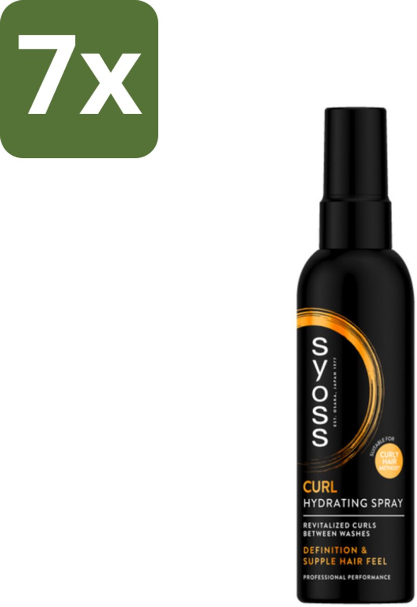 Syoss - Curls - Haarspray - Veerkrachtige Krullen - 150 ml - Bulkverpakking - 7 stuks