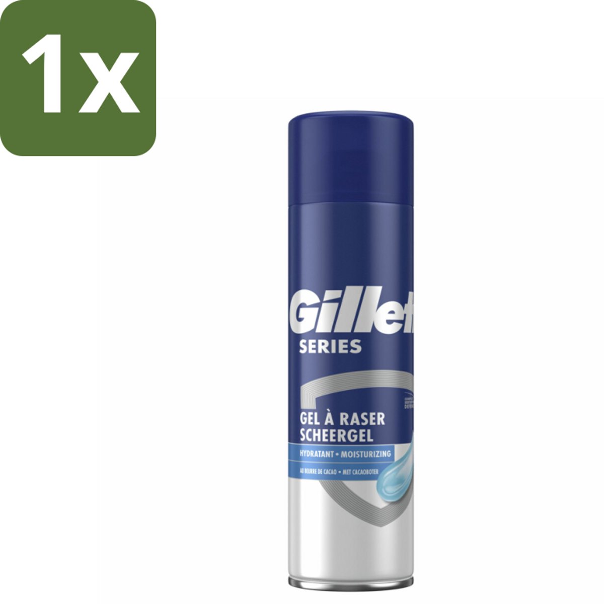 Gillette Series -Scheergel - Hydraterend - Pre-Shave Voorbereiding - 200 ml - 1 stuk