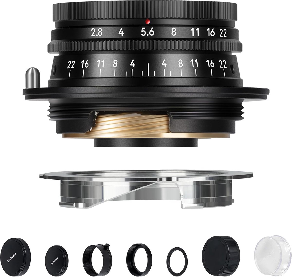 35mm F2.8 objectief - handmatige scherpstelling - retro design - lichtgewicht voor fotografie - ShopVlot
