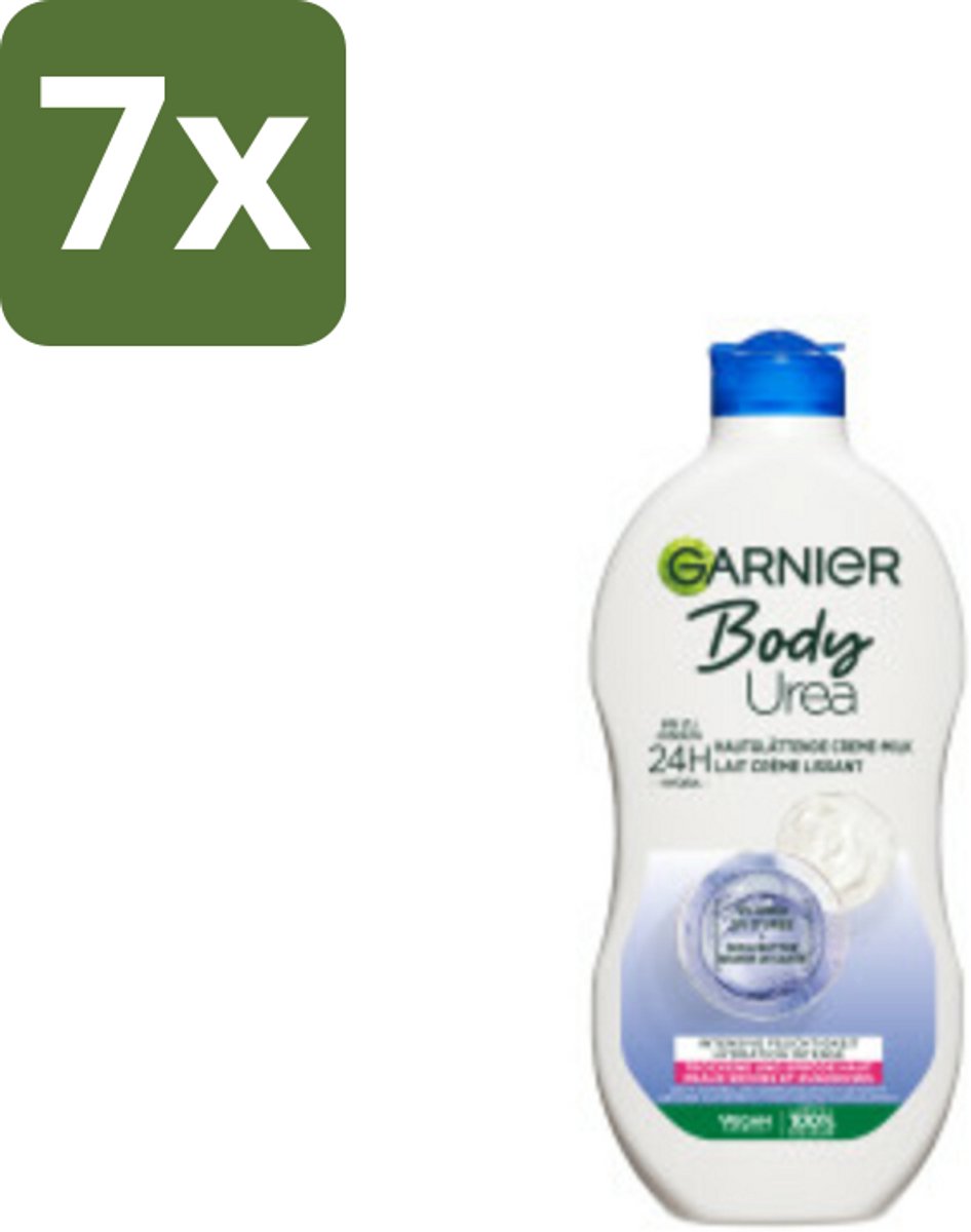 Garnier - Body - Bodylotion - Urea - Gladmakend - Karitéboter - 400 ml - Bulkverpakking - 7 stuks