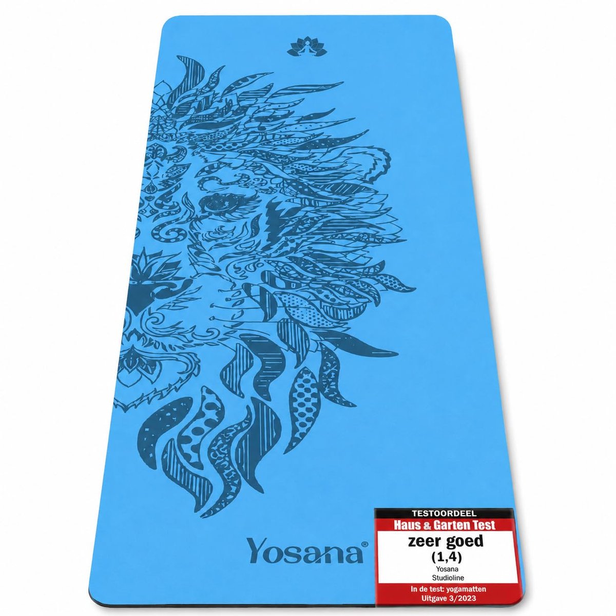 Yogamat 183x68cm - extra breed - natuurrubber - extreem antislip voor optimale grip - ShopVlot