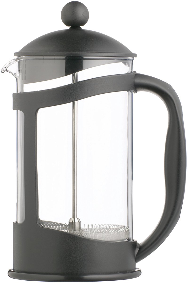 La Cafetière - Cafetière - Kunststof en Glas - Zwart - 8 Kops - 1L