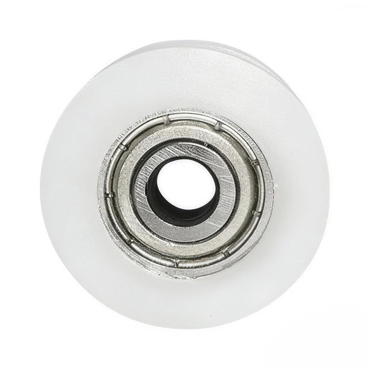 BORDSTRACT Pack of 10 Round U-Groove Pulley 6 x 24 x 9 mm Plastic Coated POM Load Capacity 170 lb for Ropes, Sliding - ShopVlot