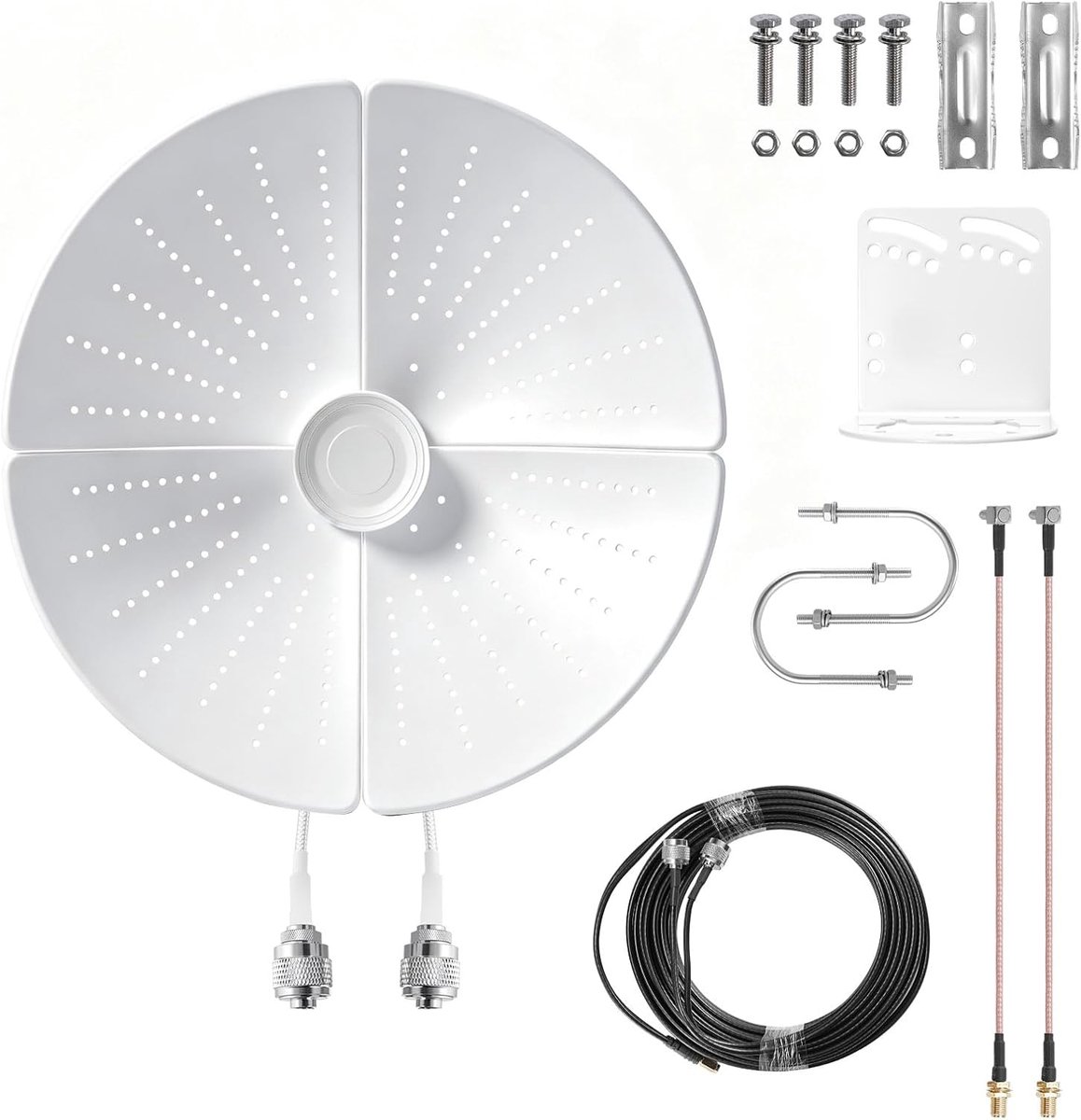5G antenne voor buiten, richtantenne, 4G LTE MIMO voor router, signaalversterker, 600-6000 MHz, dual polarisatie, SMA - ShopVlot