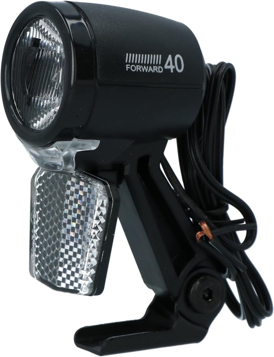 Koplamp voor E-bike - Zwart - Compact - LED met Hoge Lichtopbrengst - Voor E-bikes