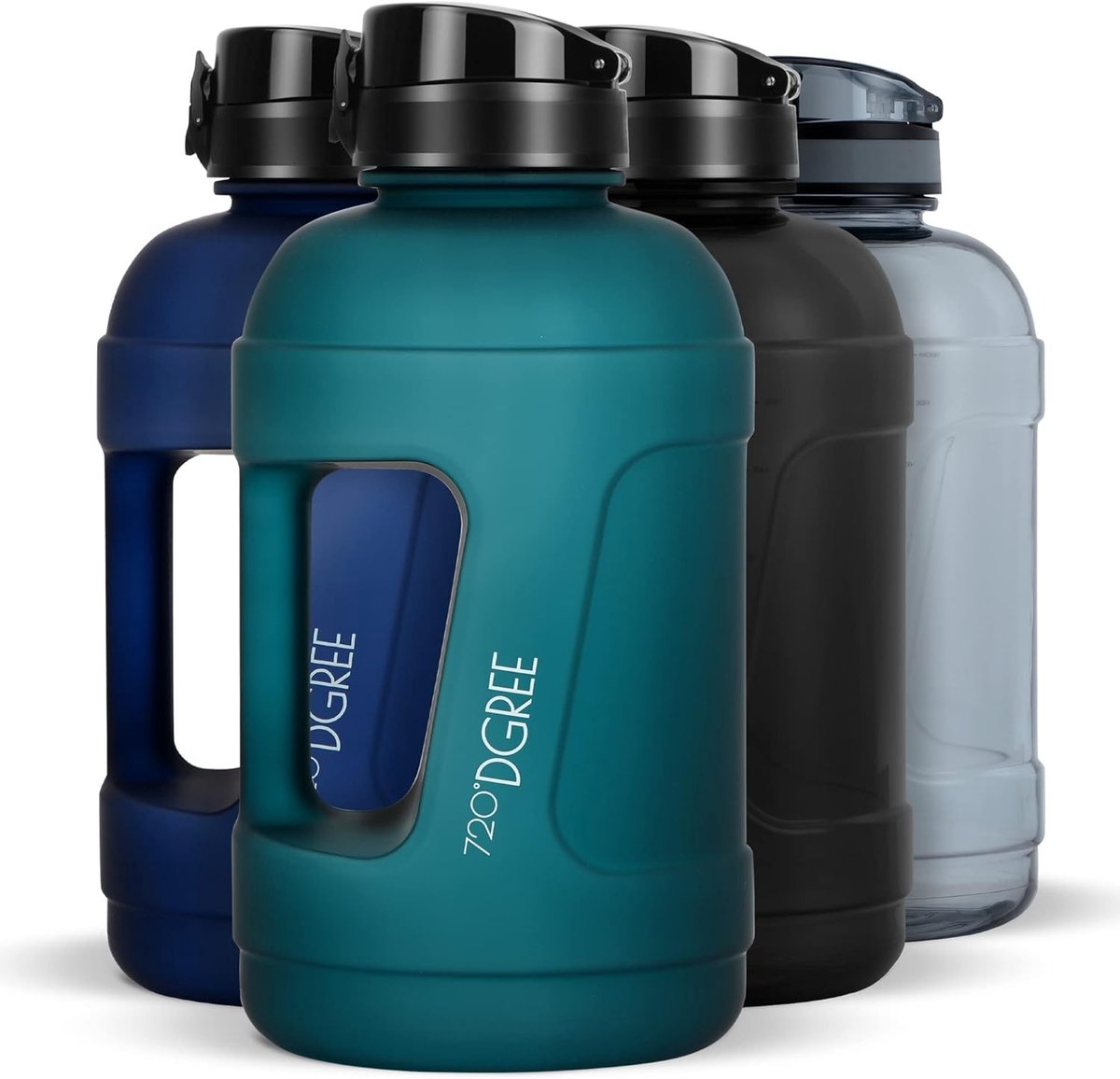Waterjug - Groen - 2,3 L - Tritan Softtouch Waterfles met Handvat - Voor Sport en Dagelijks Gebruik