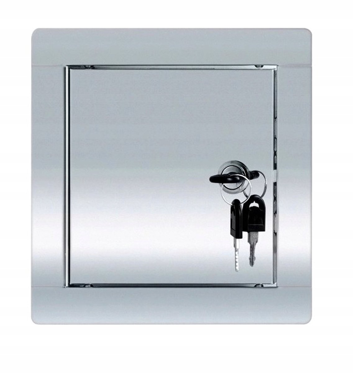 RVS Inspectie Luik 10x10 cm met Slot - Roestvrij Staal