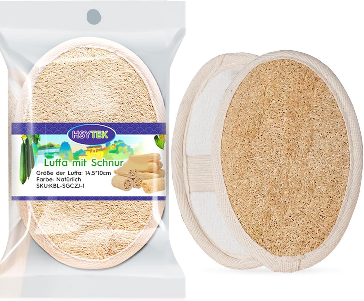 Luffaspons - natuurlijke luffa - herbruikbaar - zachte peeling voor de huid - ShopVlot