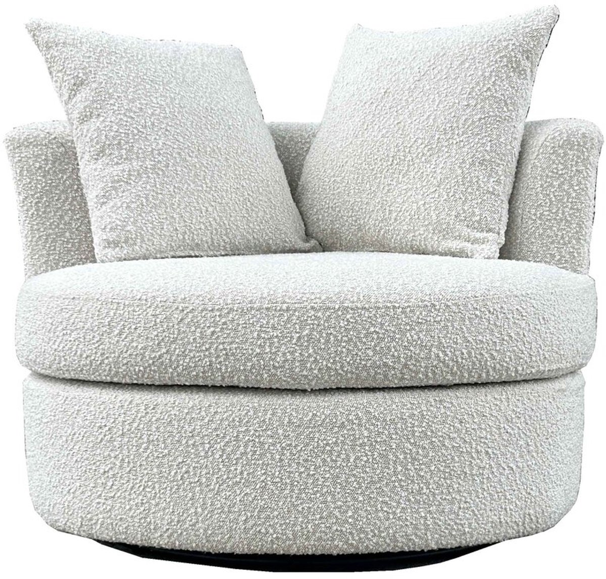 Giga Meubel Fauteuil Thony - Metaal/Bouclé - Beige