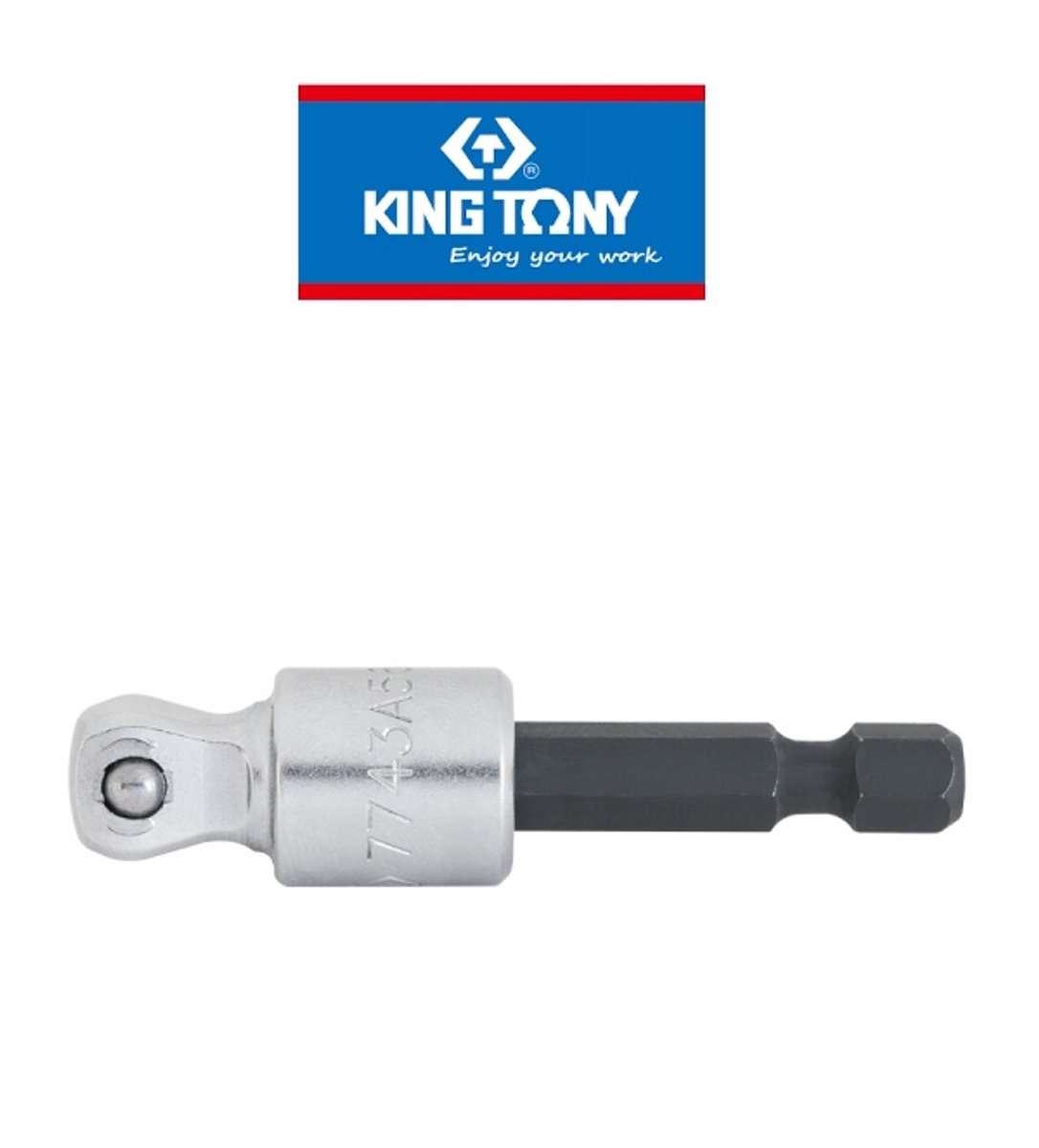 Verstelbare 1/2" dopsleuteladapter voor accuschroefmachines, 60mm