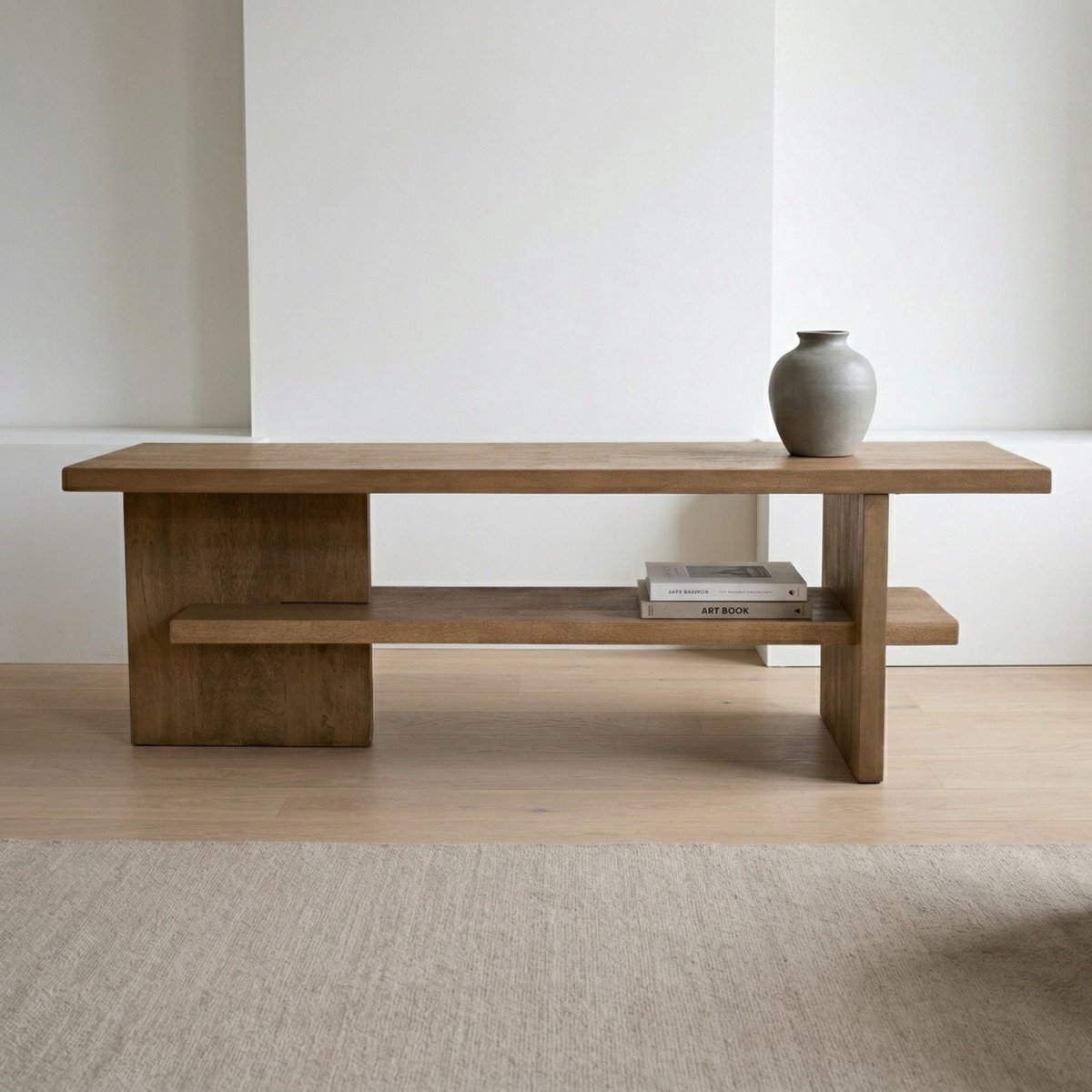 DÉJA Living Tv-meubel Lahti - Naturel Hout - 140x40x45cm