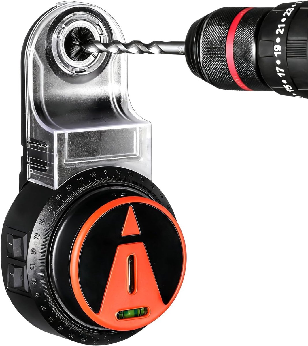 2-in-1 stofafzuiger voor elektrische boren - 360° laserlevel - verwijderbare stofzuiger - ShopVlot