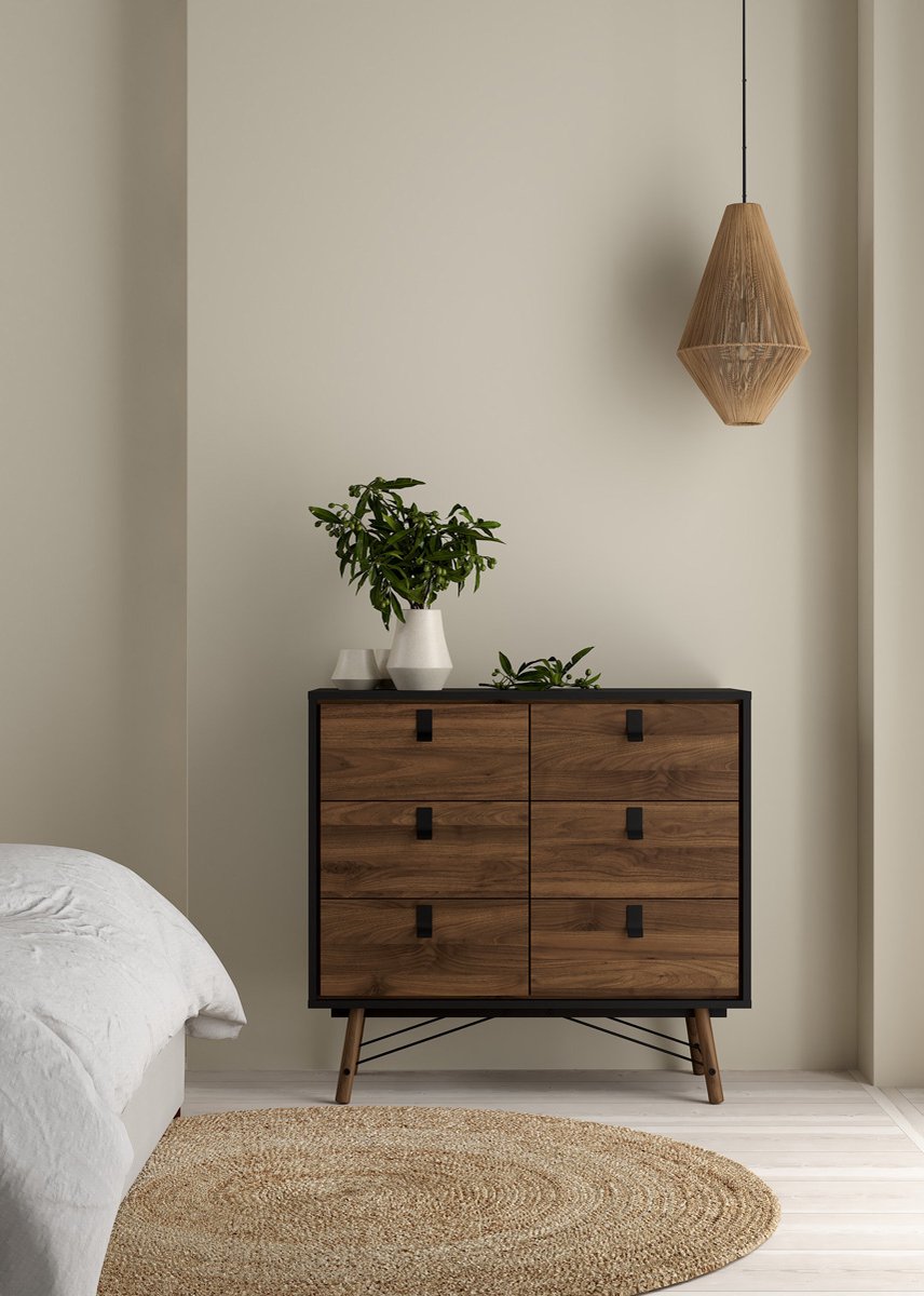 Giga Living Ladekast Ry - Zwart - 100x40x95cm