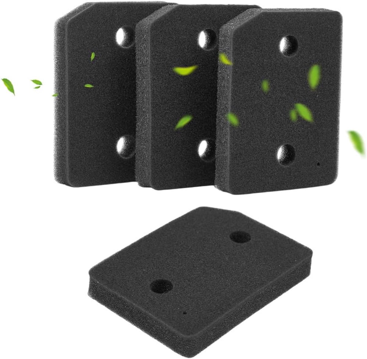 Sponsfilter set van 4 - 205 x 155 x 30 mm - Droogfilter accessoires - Voor Miele wasdrogers - ShopVlot