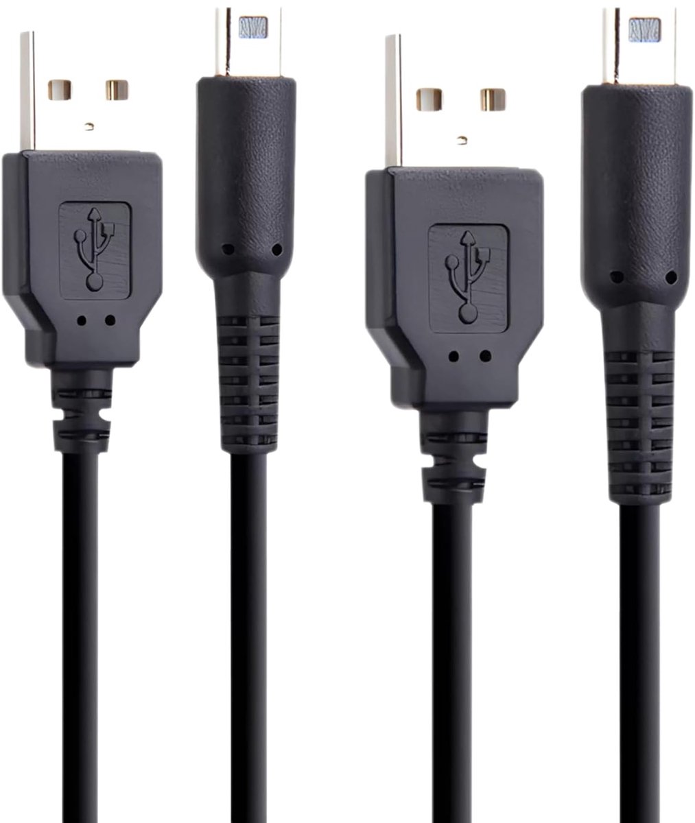USB oplaadkabel 1.2m - geschikt voor Nintendo 3DS modellen - snel opladen - vervangend accessoire - ShopVlot