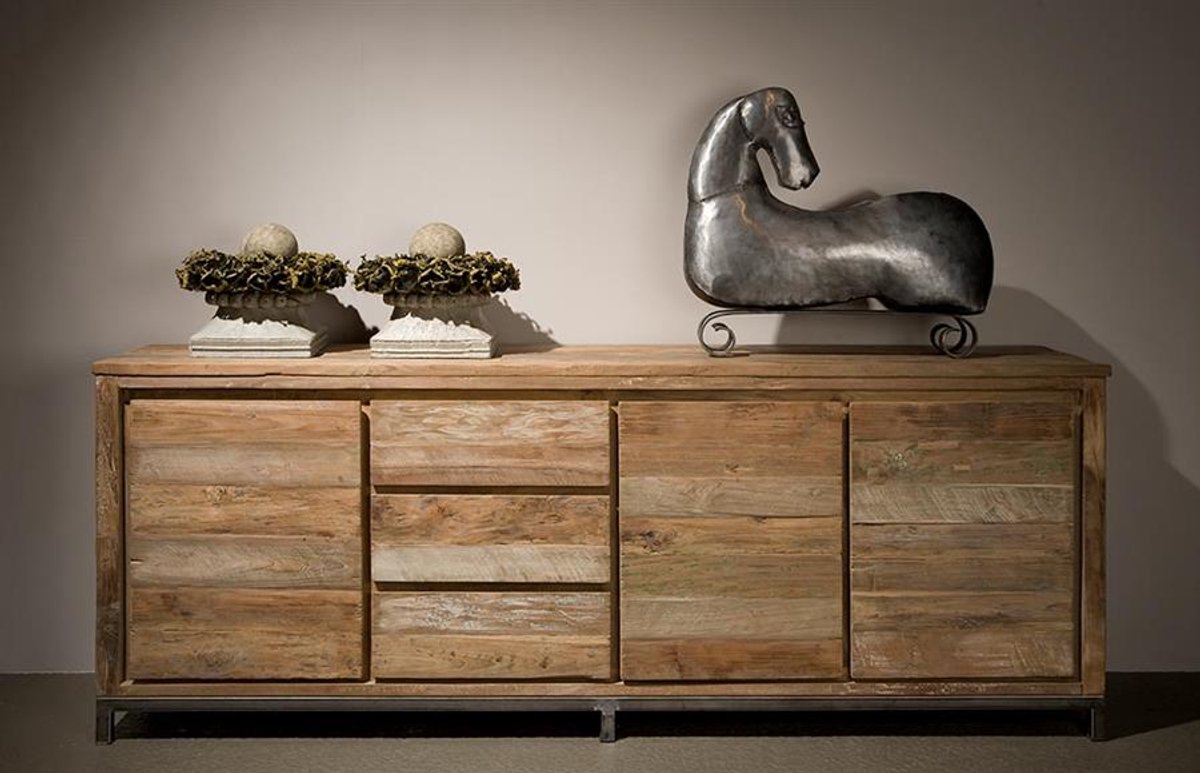 Tower Living Dressoir Venetie - Bruin Hout - 220x45x85cm