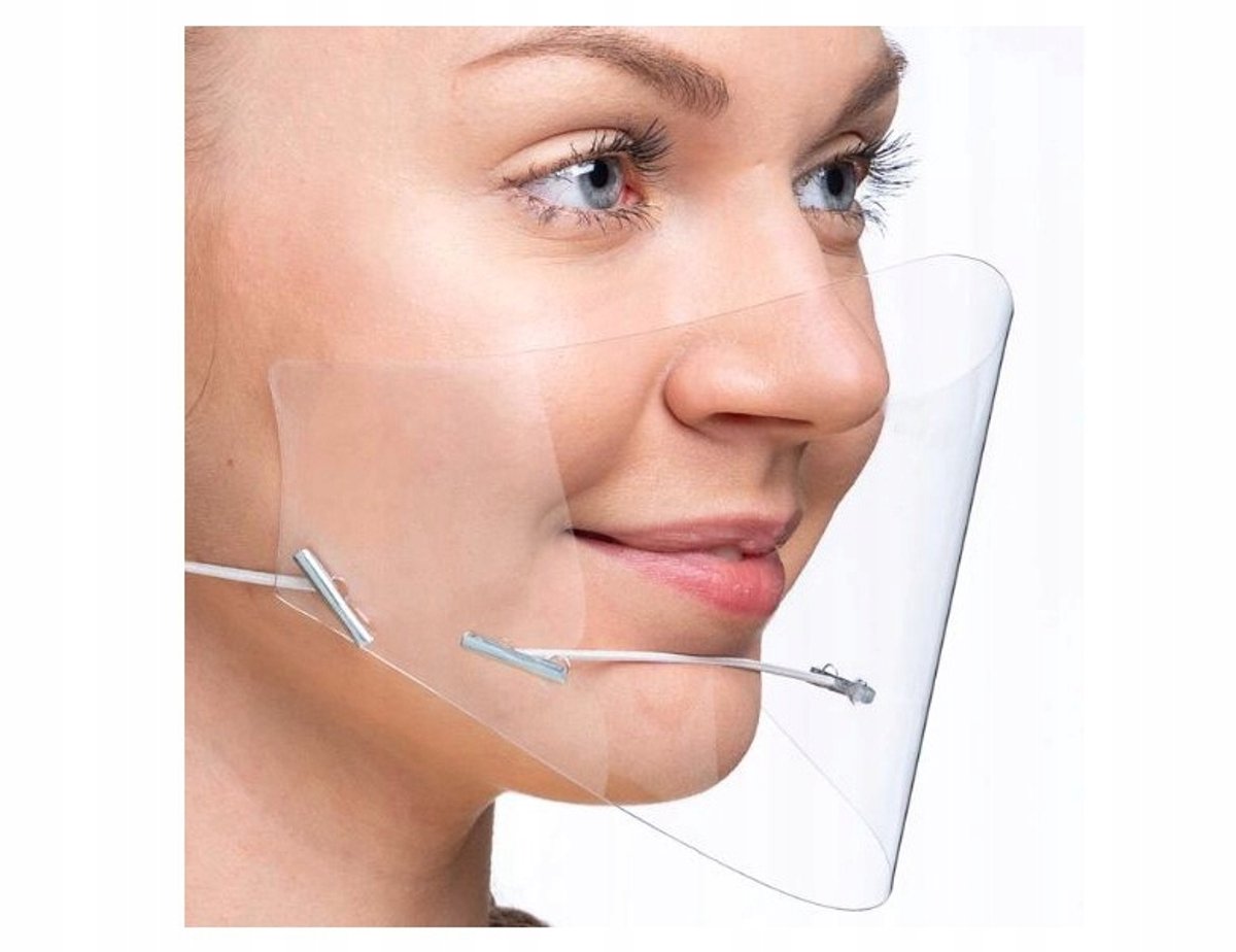 Mini PVC Beschermingsvizier met Elastiek - Veiligheid & Comfort