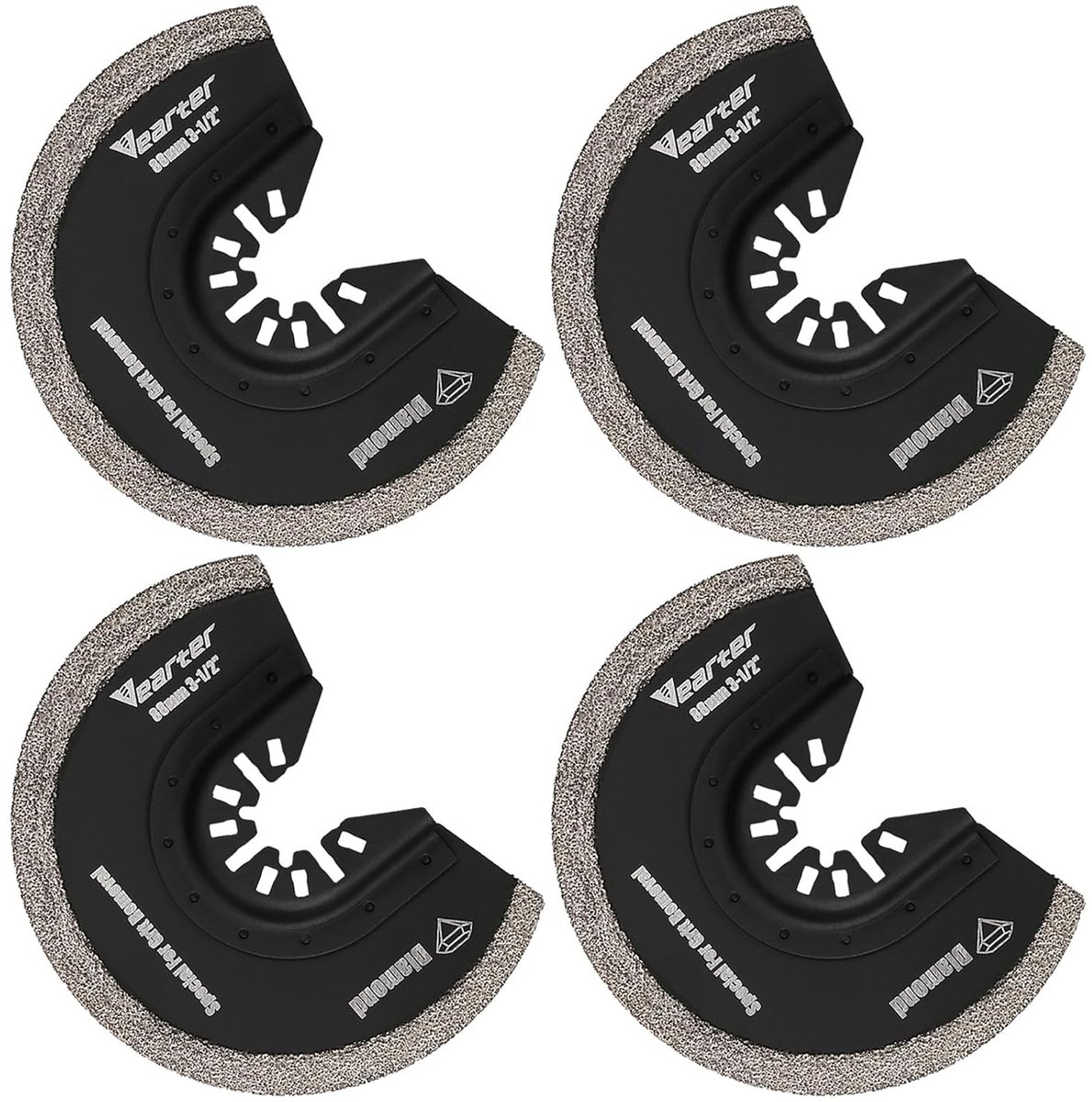 Multitool mes 88mm - diamanten blad - universeel - ideaal voor voegen verwijderen