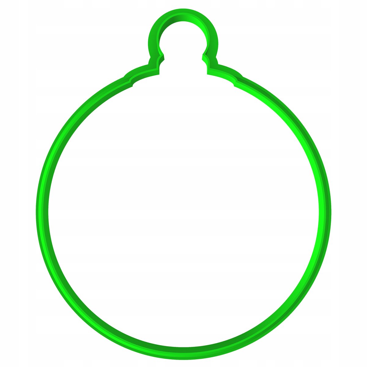 Kerstkoekjesvorm XXL Kerstbal 14cm - Bakvorm voor Koekjes & Peperkoek