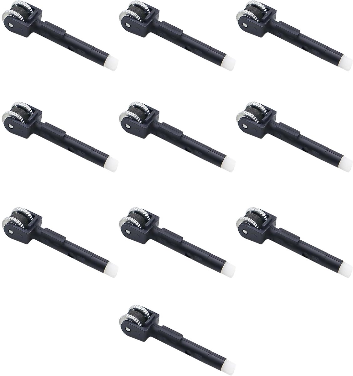 POPAPIE 10Pcs Flint Clipper Vervanging Wiel Stam,Zwart,Duurzaam - ShopVlot