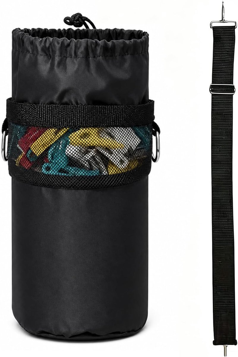 Kledingknijpers tas - grote capaciteit 22 x 15 cm - robuust oxford stof - ideaal voor binnen en buiten - ShopVlot