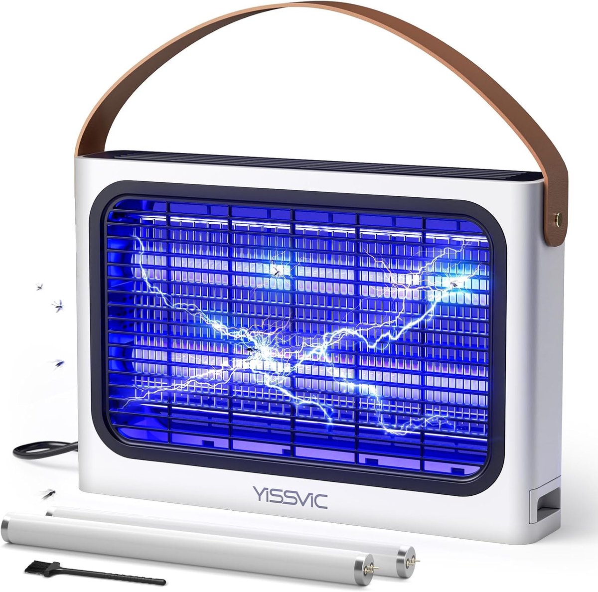 Elektrische insectenverdelger 4300 V - muggenlamp met UV-licht - effectief tegen insecten - veilig voor binnengebruik - ShopVlot